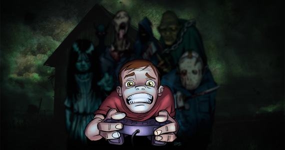 What Makes A Game Scary - Original Art By JawBone